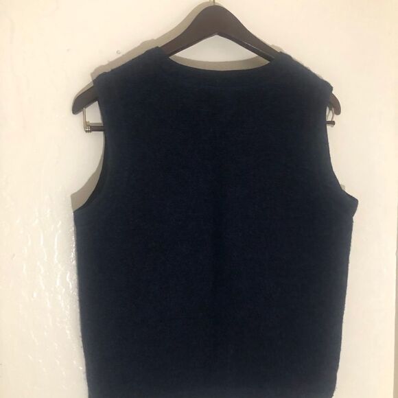 Woolrich Womens Vest Skis Bear Tree Blue Sz M - Picture 3 of 6